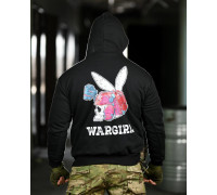 Милитари худи CROP wargirl ТР6777