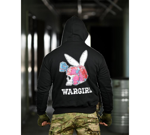 Милитари худи CROP wargirl ТР6777