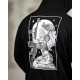 Милитари худи CROP black ТР6750