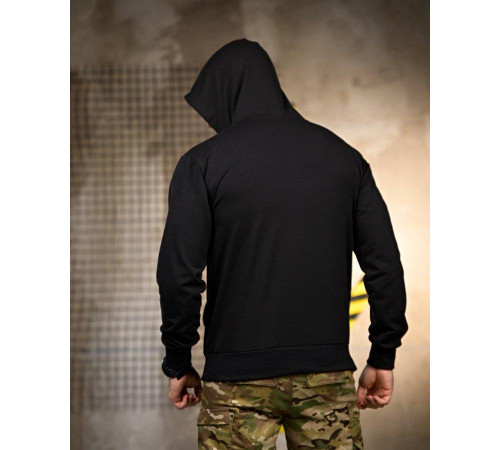 Милитари Худи Донбас black РП7399