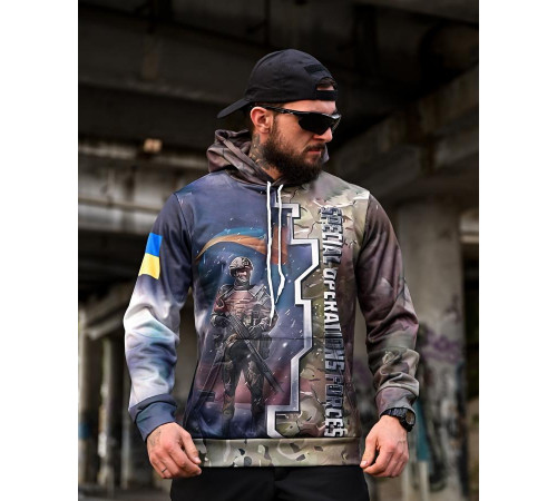 Милитари худи SAINT Ground force pixel ПП8122