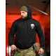 Милитари худи CROP Худи Донецька область black РП7406