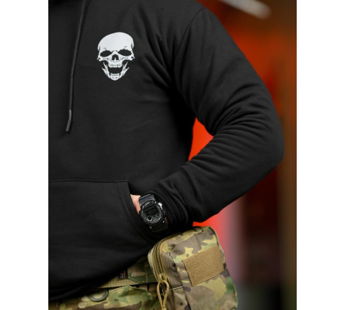 Милитари худи CROP Худи Донецька область black РП7406