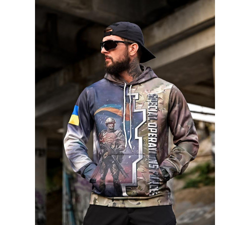 Милитари худи SAINT Ground force pixel ПП8122
