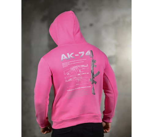 Мілітарі худі на флісі GENESIS AK pink ВТ6782