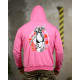 Милитари худи CROP pink ТР6747