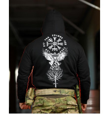 Милитари худи CROP Voron ВТ5291