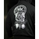 Милитари худи CROP руны black НП4881