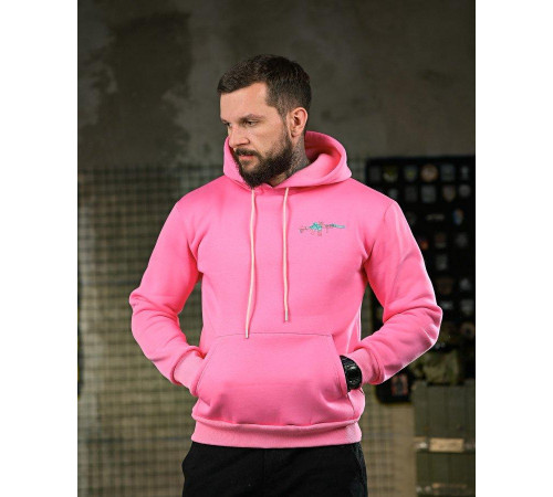 Милитари худи на флисе GENESIS M14 pink ПП8068