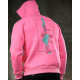 Милитари худи на флисе GENESIS M14 pink ПП8068