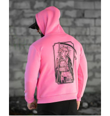 Милитари худи на флисе GENESIS WAR pink ВТ6847