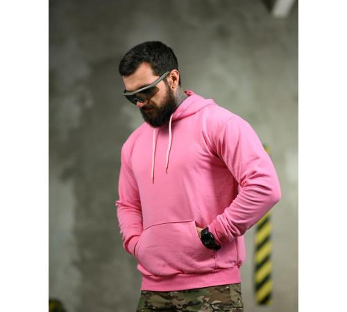 Мілітарі худі CROP pink ТР6747