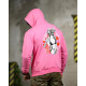 Мілітарі худі CROP pink ТР6747