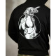 Милитари худи CROP black ТР6748