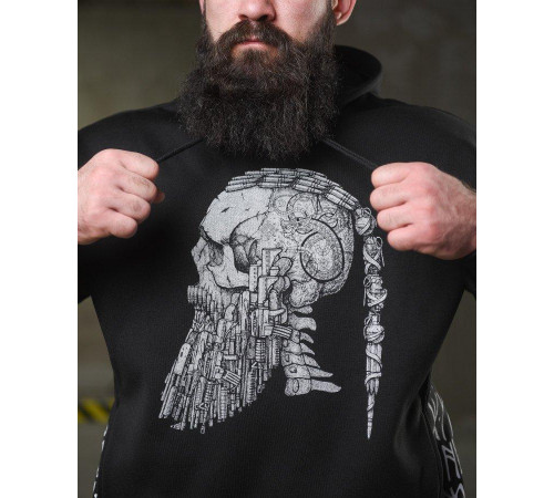 Теплая худи ghetto viking НП4856