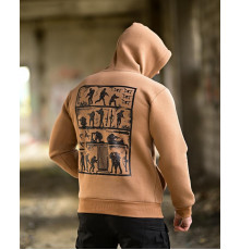 Милитари худи на флисе GENESIS soldier coyot ВТ6777
