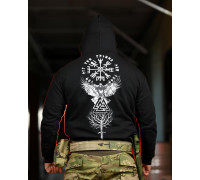 Милитари худи CROP Voron ВТ5291