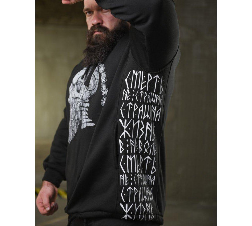 Тепле худі ghetto viking НП4856