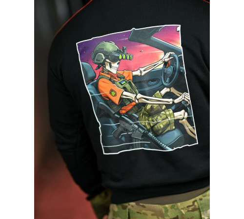 Мілітарі худі CROP водій ТР6775 XXL