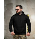 Милитари худи CROP black ТР6748
