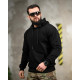 Милитари худи CROP black ТР6750