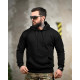 Милитари худи CROP black ТР6750