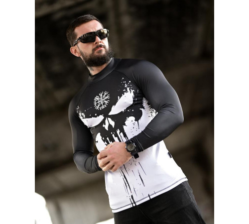 Рашгард Punisher white ТР6491