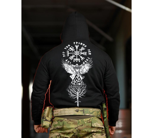 Милитари худи CROP Voron ВТ5291