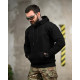 Милитари худи CROP black ТР6748
