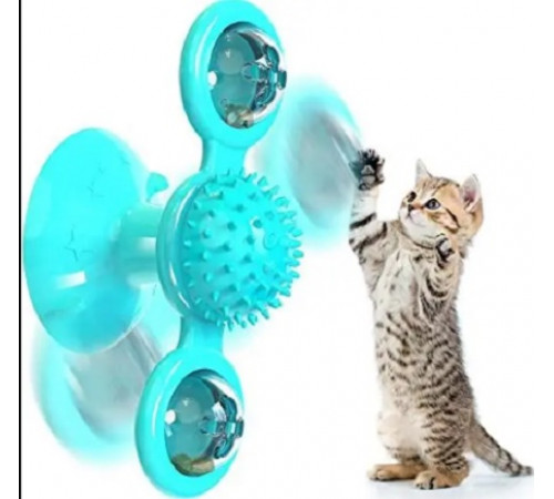 Игрушка для кота (спиннер) Rotate windmill cat toy