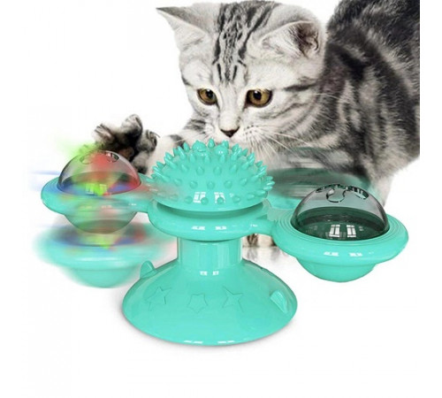 Игрушка для кота (спиннер) Rotate windmill cat toy