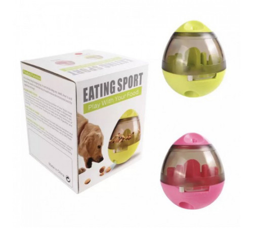 Игрушка для питомцев стакан с отверстием для еды Eating Sport