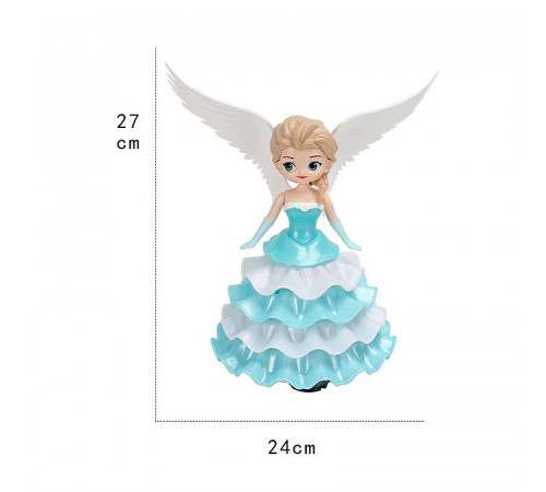 Танцююча лялька-нічник принцеса, що обертається Dancing Angel Ice Princess