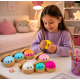 Антистрес-іграшка Squishy «Пельмешка» у коробочці / Сквіш бао-булочка, пельмень 5,5 см / Іграшка антистрес сквіш Squishy Dumpling