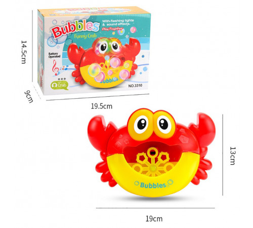 Іграшка для ванни Музичний краб Bubble crab з піноутворювачем