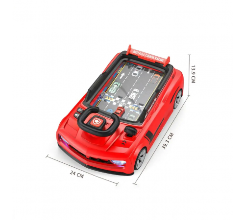 Дитячий симулятор водіння / Ігровий гоночний симулятор Adventure Racing Car Червоний