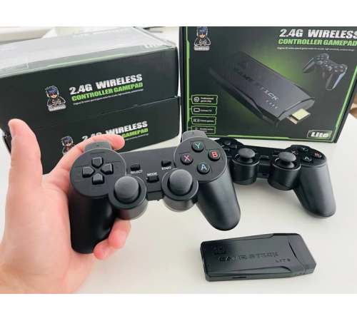 Игровая приставка LITE GREEN HDMI 3535 игр Dendy, Sega, Аркадные игры, Game Boy, Nintendo, Atari, PlayStation 1