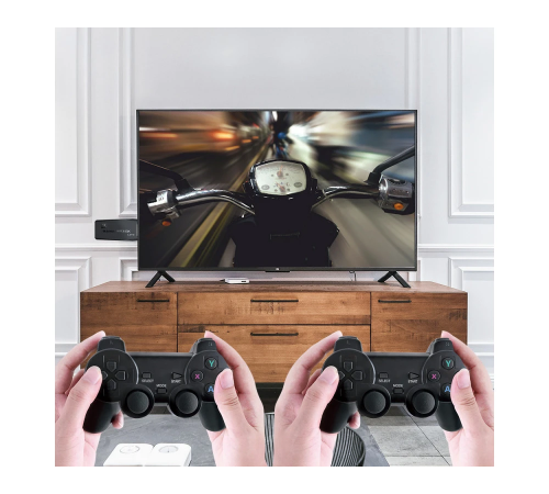 Игровая приставка LITE GREEN HDMI 3535 игр Dendy, Sega, Аркадные игры, Game Boy, Nintendo, Atari, PlayStation 1