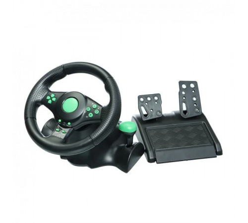 Руль игровой с педалями Vibrating Wheel PS3 PC USB