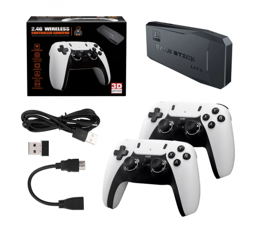 Бездротова ігрова консоль M8 Pro 4K HDMI HD 2,4 ГГц для PS1/FC/GB/GBA, аркадна Ретро ТВ ігрова консоль 20000+ за 1254 грн
