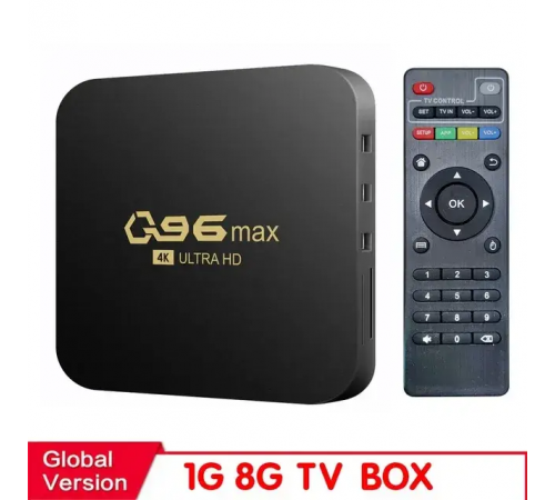 TV-приставка ТБ Q96 MAX HONGTOP Wi-Fi 4K Android 10,0, NETFLIX, Google TV (Смарт ТБ, SmartTV)