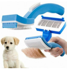Щетка для животных Pet Zoom Self Cleaning Grooming Brush