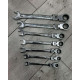 Ключи гаечные комбинированные трещоточные шарнирные в наборе 7 шт Wrench set (20) за 1346 грн