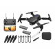 Квадрокоптер (міні-дрон) S89 Pro Black (камера HD 4К 1080P, WiFi, FPV, 1 акумулятори по 1800 mAh) з кейсом, чорний S89 Pro with camera 4K - швидкий маневрений квадрокоптер для зйомки у високій якості