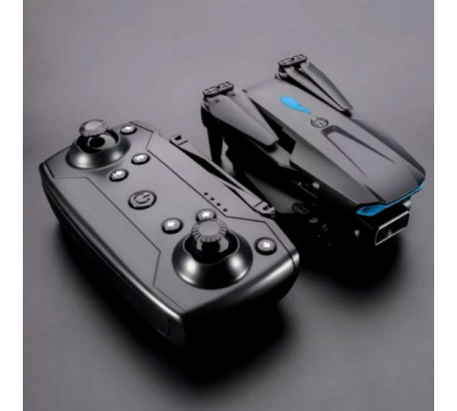 Квадрокоптер (міні-дрон) S89 Pro Black (камера HD 4К 1080P, WiFi, FPV, 1 акумулятори по 1800 mAh) з кейсом, чорний S89 Pro with camera 4K - швидкий маневрений квадрокоптер для зйомки у високій якості