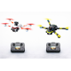 XKJ K15MAX Бездротовий дрон з екранним пультом дистанційного керування FPV-камерою, оптичним позиціонуванням та системою керування