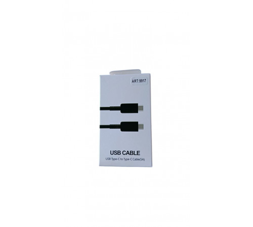 КабельUSB-C - USB-C 45W Black Editio ART 9917 (500) за 90 грн