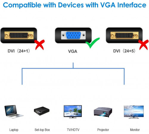 Кабель VGA-VGA 3M 3+2 ART 2898 (120 шт/ящ) за 107 грн