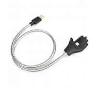 USB Шнур металическиий ладон ( palms cable/MICRO/IPHONE )