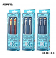 Кабель Remax RC-C063 Type-C-Type-C 60W